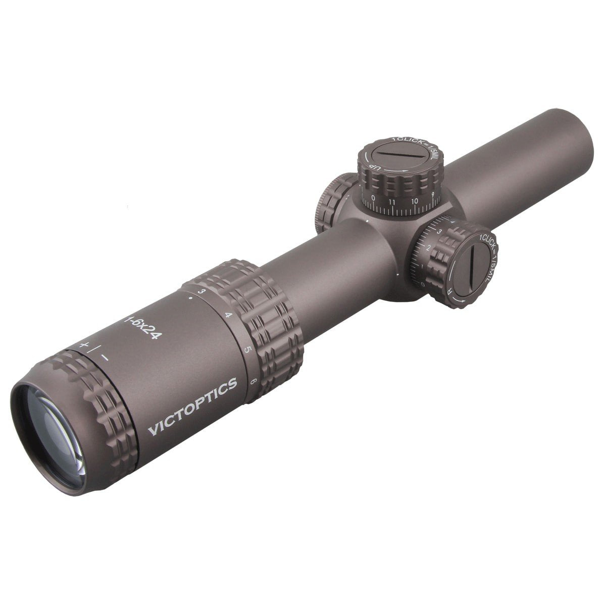 VICTOPTICS S6 BURNT BROWN 1-6X24 SFP LPVO SCOPE OPSL23 – On Paper