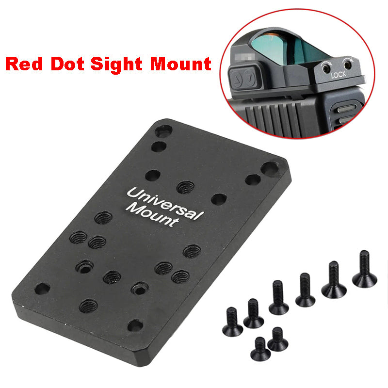 Universal Glock Rear Red Dot Sight Mount Plate Base Mount Fit For RMR Docter ROMEO3 SRO Red Dot Sight Glock 17 18 19 Scope Mount