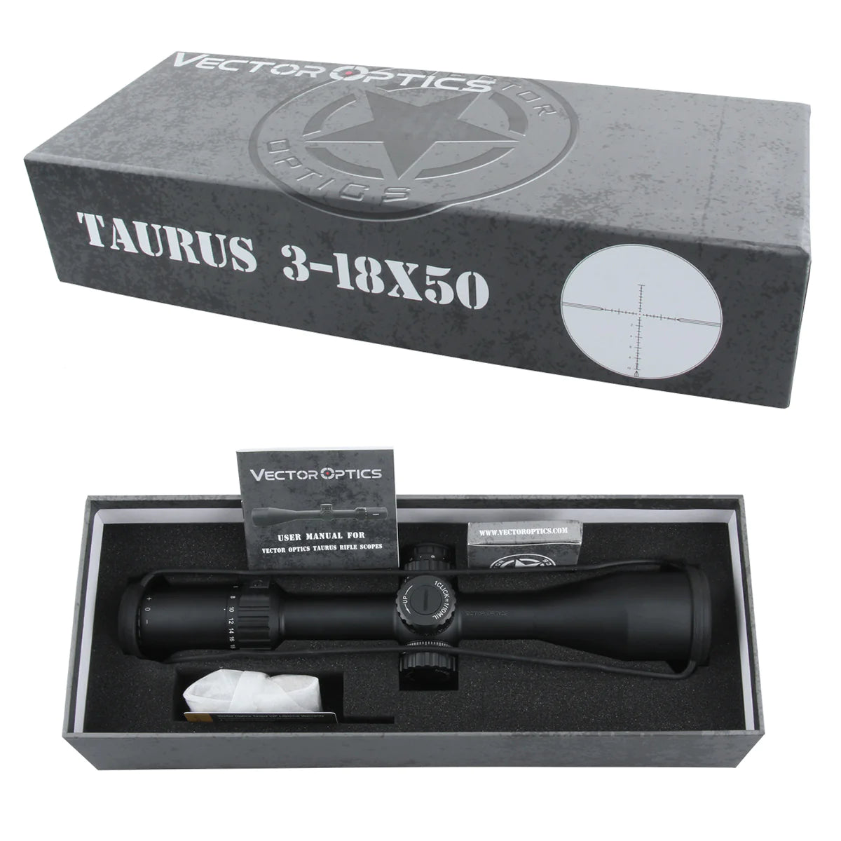 VECTOR OPTICS TAURUS 3-18X50 FFP SCFF-11