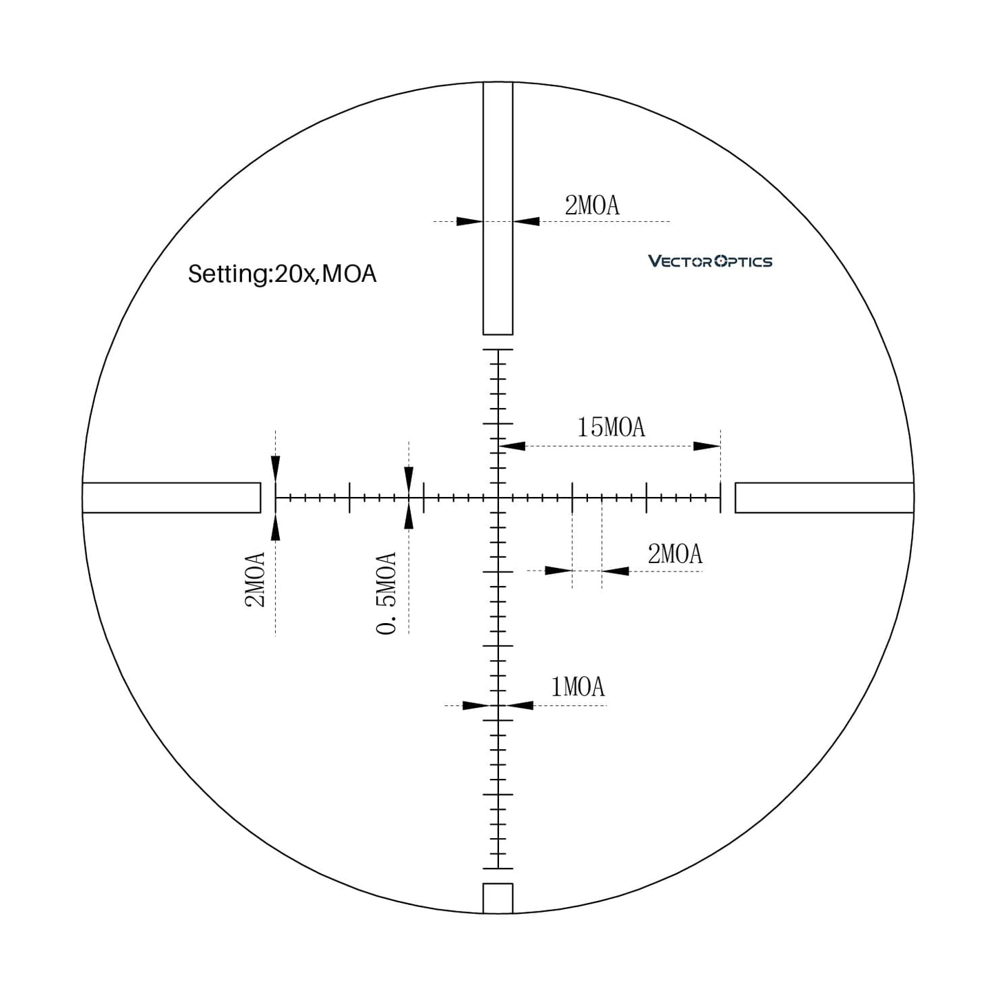 VECTOR OPTICS SENTINEL 8-32X50SFP E-SF RIFLESCOPE SCOL-05